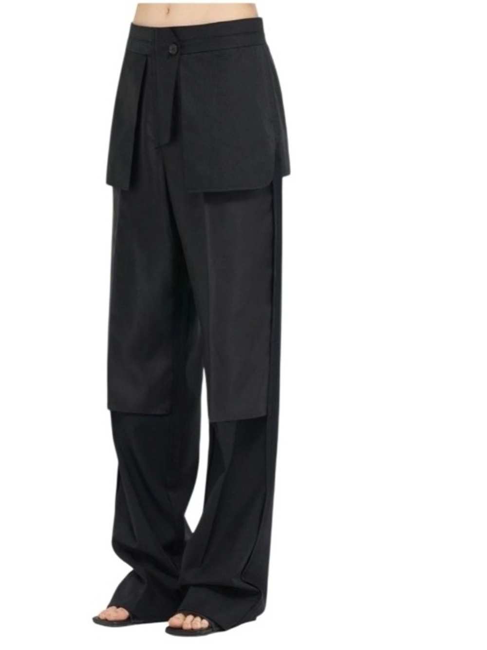 Zara Avante Garde Unique Black Trousers